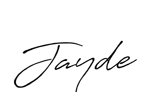 Create a beautiful signature design for name Jayde. With this signature (Antro_Vectra_Bolder) fonts, you can make a handwritten signature for free. Jayde signature style 7 images and pictures png