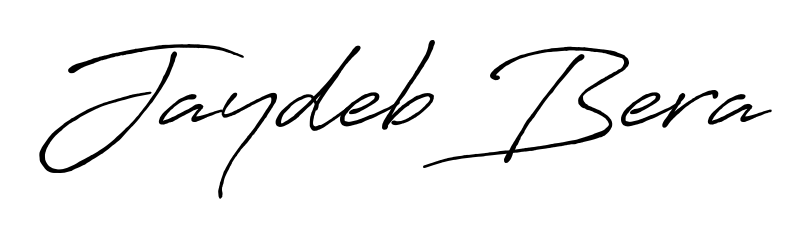 See photos of Jaydeb Bera official signature. Check more albums & portfolios. Read reviews & check more about Antro_Vectra_Bolder font. Jaydeb Bera signature style 7 images and pictures png