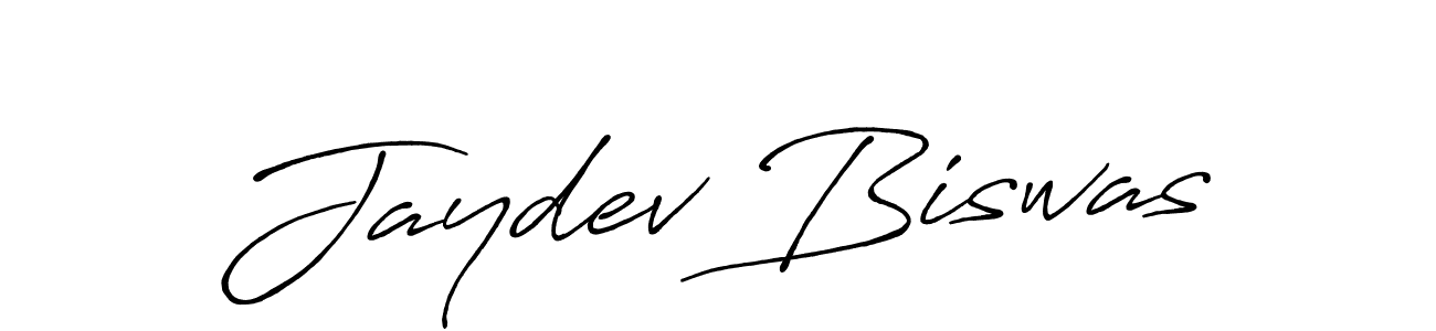 Create a beautiful signature design for name Jaydev Biswas. With this signature (Antro_Vectra_Bolder) fonts, you can make a handwritten signature for free. Jaydev Biswas signature style 7 images and pictures png