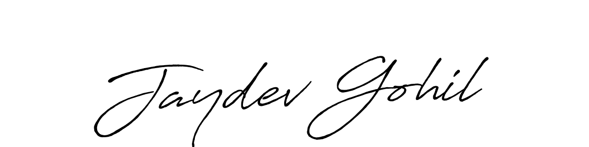 You should practise on your own different ways (Antro_Vectra_Bolder) to write your name (Jaydev Gohil) in signature. don't let someone else do it for you. Jaydev Gohil signature style 7 images and pictures png