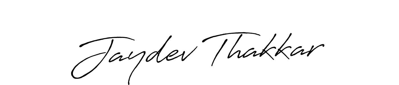 Jaydev Thakkar stylish signature style. Best Handwritten Sign (Antro_Vectra_Bolder) for my name. Handwritten Signature Collection Ideas for my name Jaydev Thakkar. Jaydev Thakkar signature style 7 images and pictures png