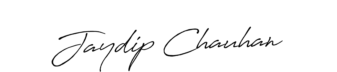 How to make Jaydip Chauhan signature? Antro_Vectra_Bolder is a professional autograph style. Create handwritten signature for Jaydip Chauhan name. Jaydip Chauhan signature style 7 images and pictures png