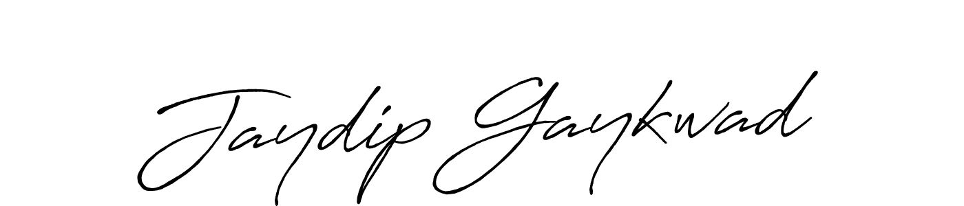 How to make Jaydip Gaykwad signature? Antro_Vectra_Bolder is a professional autograph style. Create handwritten signature for Jaydip Gaykwad name. Jaydip Gaykwad signature style 7 images and pictures png