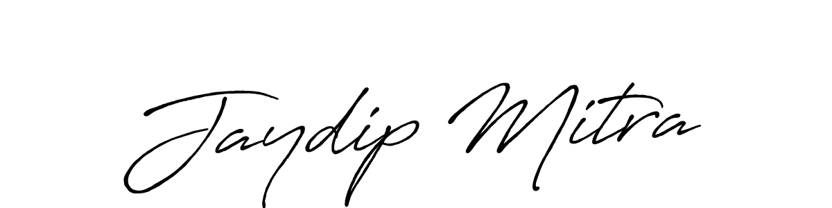 How to make Jaydip Mitra signature? Antro_Vectra_Bolder is a professional autograph style. Create handwritten signature for Jaydip Mitra name. Jaydip Mitra signature style 7 images and pictures png