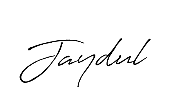 Also we have Jaydul name is the best signature style. Create professional handwritten signature collection using Antro_Vectra_Bolder autograph style. Jaydul signature style 7 images and pictures png