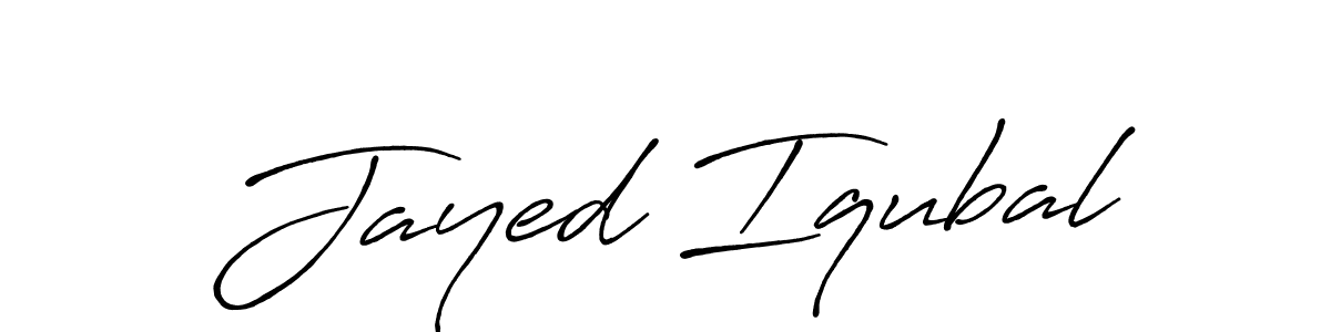 It looks lik you need a new signature style for name Jayed Iqubal. Design unique handwritten (Antro_Vectra_Bolder) signature with our free signature maker in just a few clicks. Jayed Iqubal signature style 7 images and pictures png
