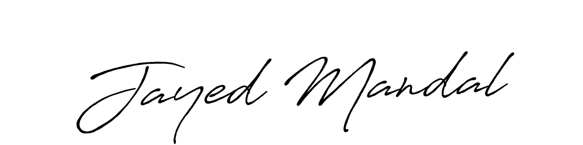 Similarly Antro_Vectra_Bolder is the best handwritten signature design. Signature creator online .You can use it as an online autograph creator for name Jayed Mandal. Jayed Mandal signature style 7 images and pictures png