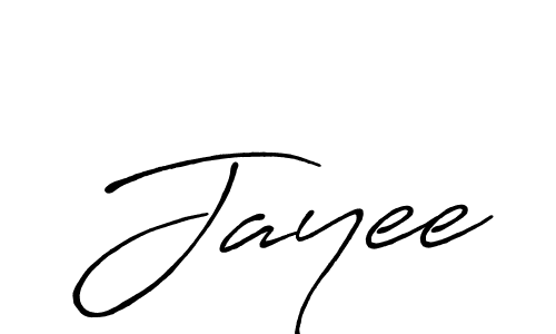 if you are searching for the best signature style for your name Jayee. so please give up your signature search. here we have designed multiple signature styles  using Antro_Vectra_Bolder. Jayee signature style 7 images and pictures png