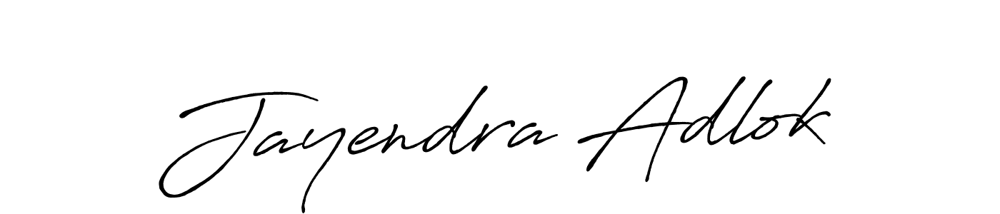 Use a signature maker to create a handwritten signature online. With this signature software, you can design (Antro_Vectra_Bolder) your own signature for name Jayendra Adlok. Jayendra Adlok signature style 7 images and pictures png