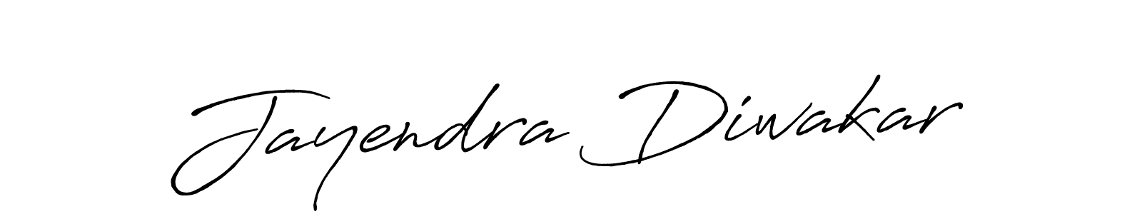 Create a beautiful signature design for name Jayendra Diwakar. With this signature (Antro_Vectra_Bolder) fonts, you can make a handwritten signature for free. Jayendra Diwakar signature style 7 images and pictures png