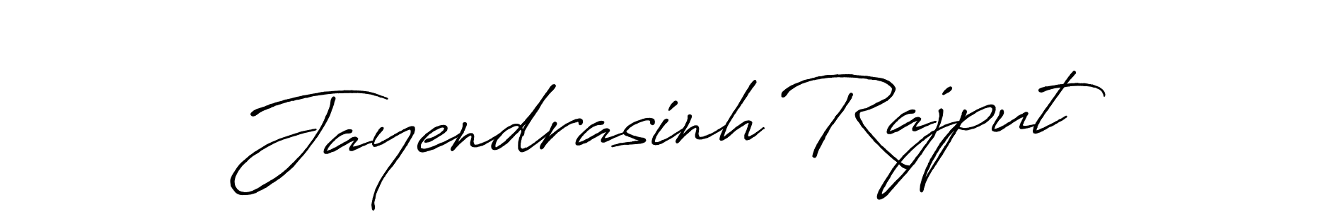Create a beautiful signature design for name Jayendrasinh Rajput. With this signature (Antro_Vectra_Bolder) fonts, you can make a handwritten signature for free. Jayendrasinh Rajput signature style 7 images and pictures png