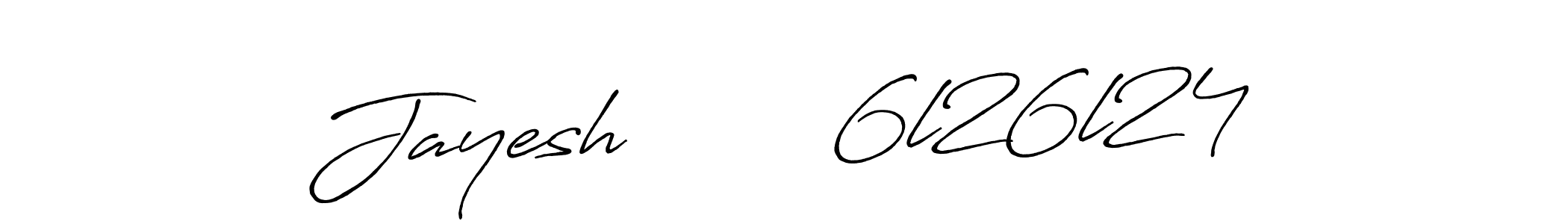 Design your own signature with our free online signature maker. With this signature software, you can create a handwritten (Antro_Vectra_Bolder) signature for name Jayesh        6l26l24. Jayesh        6l26l24 signature style 7 images and pictures png