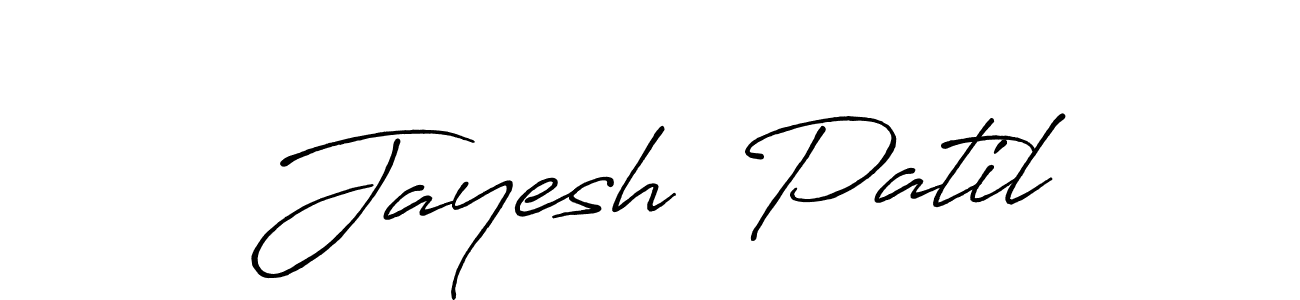 The best way (Antro_Vectra_Bolder) to make a short signature is to pick only two or three words in your name. The name Jayesh  Patil include a total of six letters. For converting this name. Jayesh  Patil signature style 7 images and pictures png