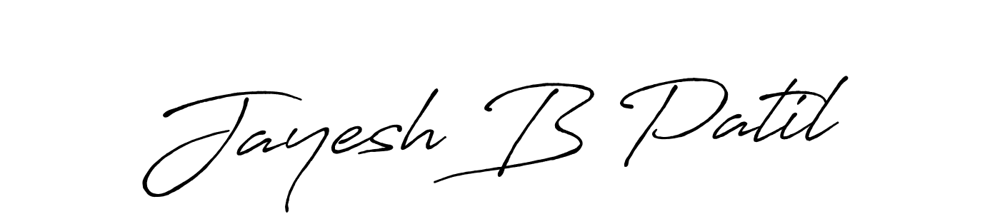 Antro_Vectra_Bolder is a professional signature style that is perfect for those who want to add a touch of class to their signature. It is also a great choice for those who want to make their signature more unique. Get Jayesh B Patil name to fancy signature for free. Jayesh B Patil signature style 7 images and pictures png