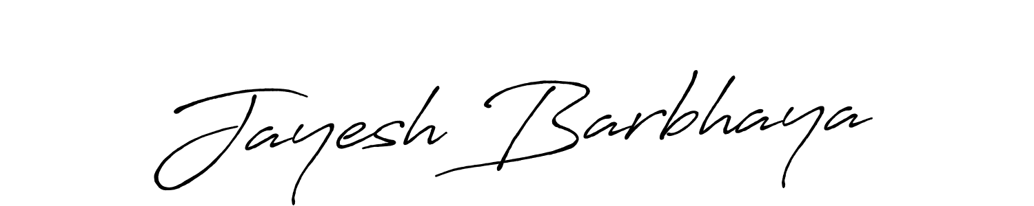 Antro_Vectra_Bolder is a professional signature style that is perfect for those who want to add a touch of class to their signature. It is also a great choice for those who want to make their signature more unique. Get Jayesh Barbhaya name to fancy signature for free. Jayesh Barbhaya signature style 7 images and pictures png