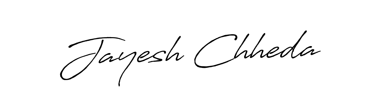 Antro_Vectra_Bolder is a professional signature style that is perfect for those who want to add a touch of class to their signature. It is also a great choice for those who want to make their signature more unique. Get Jayesh Chheda name to fancy signature for free. Jayesh Chheda signature style 7 images and pictures png