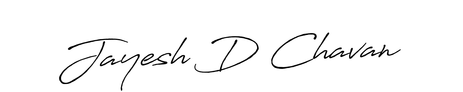 How to make Jayesh D Chavan signature? Antro_Vectra_Bolder is a professional autograph style. Create handwritten signature for Jayesh D Chavan name. Jayesh D Chavan signature style 7 images and pictures png