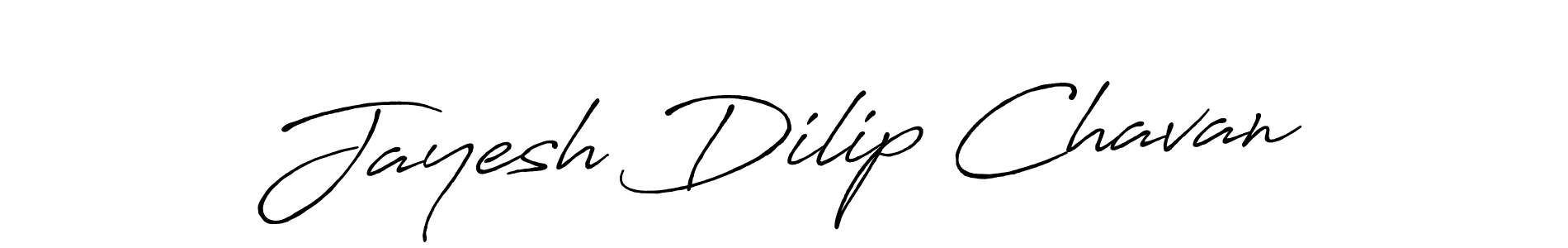 Design your own signature with our free online signature maker. With this signature software, you can create a handwritten (Antro_Vectra_Bolder) signature for name Jayesh Dilip Chavan. Jayesh Dilip Chavan signature style 7 images and pictures png
