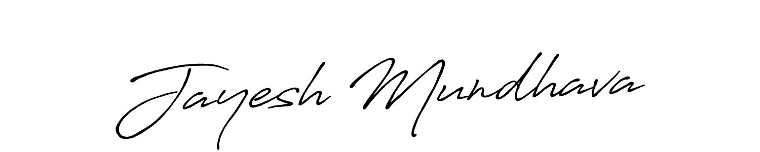 The best way (Antro_Vectra_Bolder) to make a short signature is to pick only two or three words in your name. The name Jayesh Mundhava include a total of six letters. For converting this name. Jayesh Mundhava signature style 7 images and pictures png