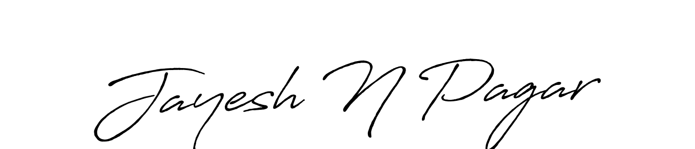 It looks lik you need a new signature style for name Jayesh N Pagar. Design unique handwritten (Antro_Vectra_Bolder) signature with our free signature maker in just a few clicks. Jayesh N Pagar signature style 7 images and pictures png