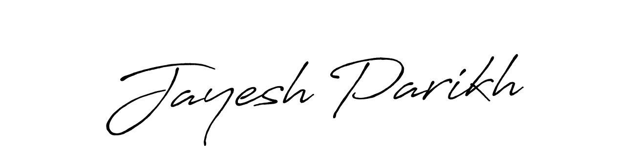 Antro_Vectra_Bolder is a professional signature style that is perfect for those who want to add a touch of class to their signature. It is also a great choice for those who want to make their signature more unique. Get Jayesh Parikh name to fancy signature for free. Jayesh Parikh signature style 7 images and pictures png