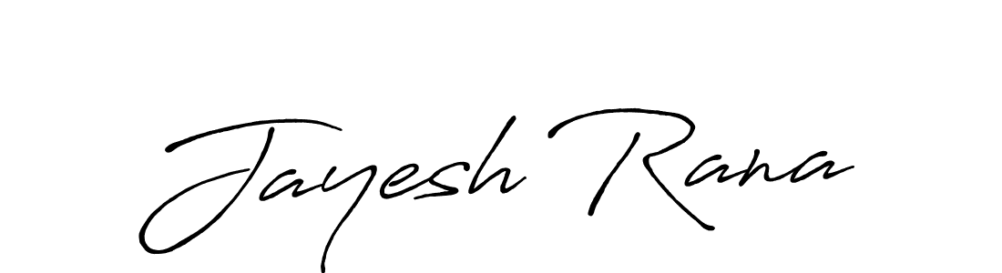 Use a signature maker to create a handwritten signature online. With this signature software, you can design (Antro_Vectra_Bolder) your own signature for name Jayesh Rana. Jayesh Rana signature style 7 images and pictures png