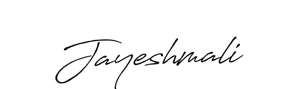 How to make Jayeshmali name signature. Use Antro_Vectra_Bolder style for creating short signs online. This is the latest handwritten sign. Jayeshmali signature style 7 images and pictures png
