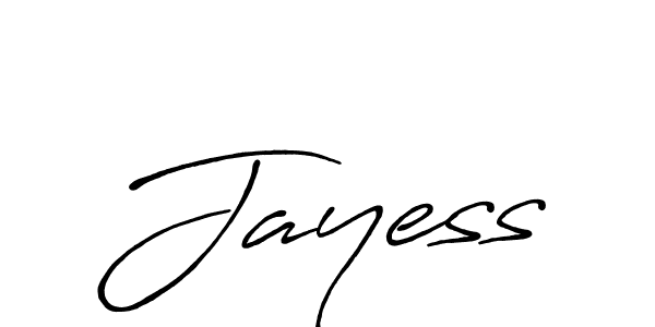 Make a beautiful signature design for name Jayess. With this signature (Antro_Vectra_Bolder) style, you can create a handwritten signature for free. Jayess signature style 7 images and pictures png