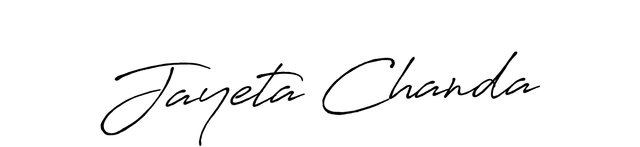 Make a short Jayeta Chanda signature style. Manage your documents anywhere anytime using Antro_Vectra_Bolder. Create and add eSignatures, submit forms, share and send files easily. Jayeta Chanda signature style 7 images and pictures png