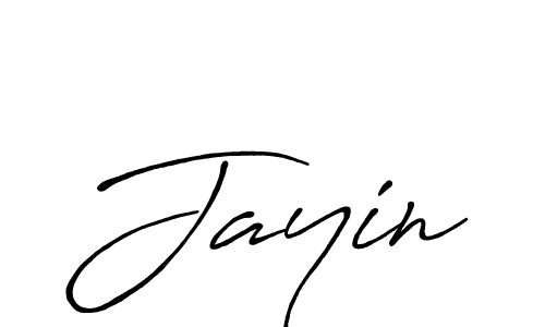 Design your own signature with our free online signature maker. With this signature software, you can create a handwritten (Antro_Vectra_Bolder) signature for name Jayin. Jayin signature style 7 images and pictures png