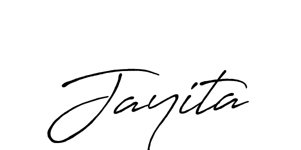 Jayita stylish signature style. Best Handwritten Sign (Antro_Vectra_Bolder) for my name. Handwritten Signature Collection Ideas for my name Jayita. Jayita signature style 7 images and pictures png