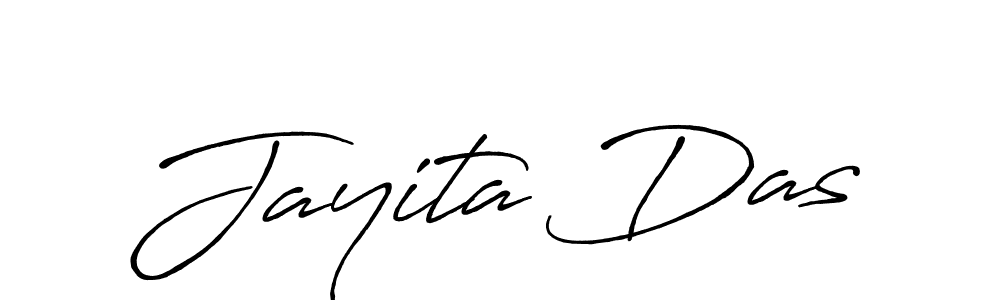 Create a beautiful signature design for name Jayita Das. With this signature (Antro_Vectra_Bolder) fonts, you can make a handwritten signature for free. Jayita Das signature style 7 images and pictures png