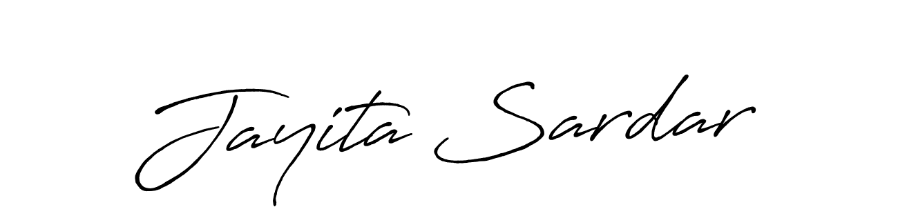 You should practise on your own different ways (Antro_Vectra_Bolder) to write your name (Jayita Sardar) in signature. don't let someone else do it for you. Jayita Sardar signature style 7 images and pictures png