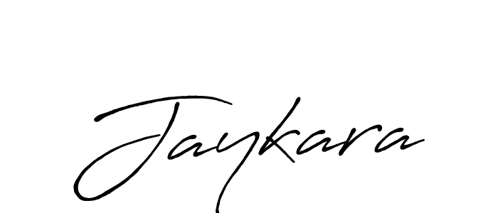 Create a beautiful signature design for name Jaykara. With this signature (Antro_Vectra_Bolder) fonts, you can make a handwritten signature for free. Jaykara signature style 7 images and pictures png