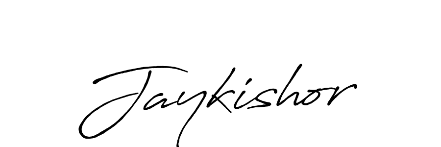 It looks lik you need a new signature style for name Jaykishor. Design unique handwritten (Antro_Vectra_Bolder) signature with our free signature maker in just a few clicks. Jaykishor signature style 7 images and pictures png