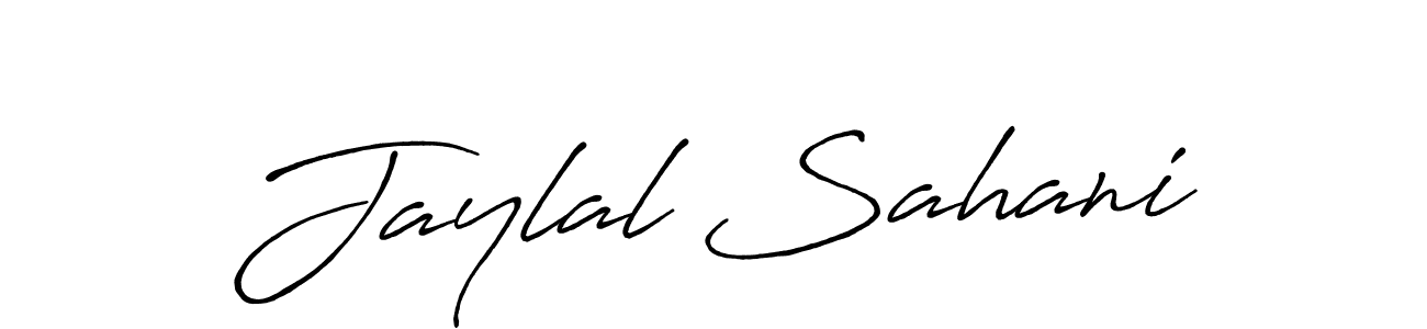 This is the best signature style for the Jaylal Sahani name. Also you like these signature font (Antro_Vectra_Bolder). Mix name signature. Jaylal Sahani signature style 7 images and pictures png