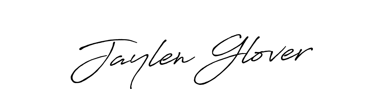 if you are searching for the best signature style for your name Jaylen Glover. so please give up your signature search. here we have designed multiple signature styles  using Antro_Vectra_Bolder. Jaylen Glover signature style 7 images and pictures png