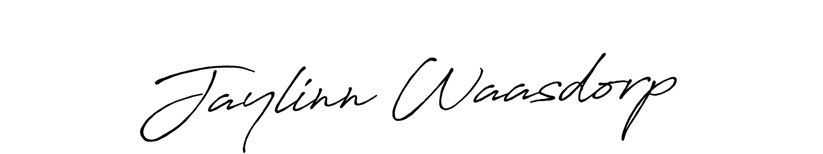 Create a beautiful signature design for name Jaylinn Waasdorp. With this signature (Antro_Vectra_Bolder) fonts, you can make a handwritten signature for free. Jaylinn Waasdorp signature style 7 images and pictures png