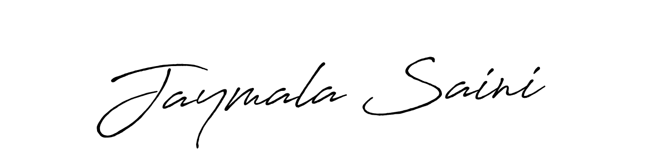 Use a signature maker to create a handwritten signature online. With this signature software, you can design (Antro_Vectra_Bolder) your own signature for name Jaymala Saini. Jaymala Saini signature style 7 images and pictures png