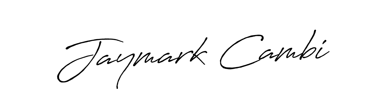 Make a beautiful signature design for name Jaymark Cambi. Use this online signature maker to create a handwritten signature for free. Jaymark Cambi signature style 7 images and pictures png