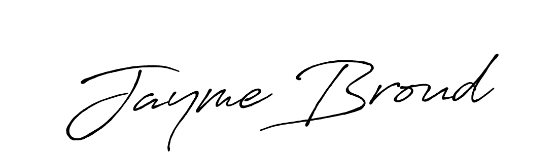 Also we have Jayme Broud name is the best signature style. Create professional handwritten signature collection using Antro_Vectra_Bolder autograph style. Jayme Broud signature style 7 images and pictures png