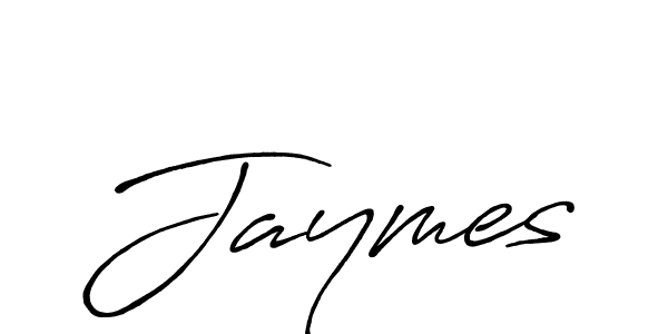 How to make Jaymes name signature. Use Antro_Vectra_Bolder style for creating short signs online. This is the latest handwritten sign. Jaymes signature style 7 images and pictures png