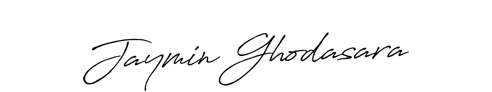 Use a signature maker to create a handwritten signature online. With this signature software, you can design (Antro_Vectra_Bolder) your own signature for name Jaymin Ghodasara. Jaymin Ghodasara signature style 7 images and pictures png