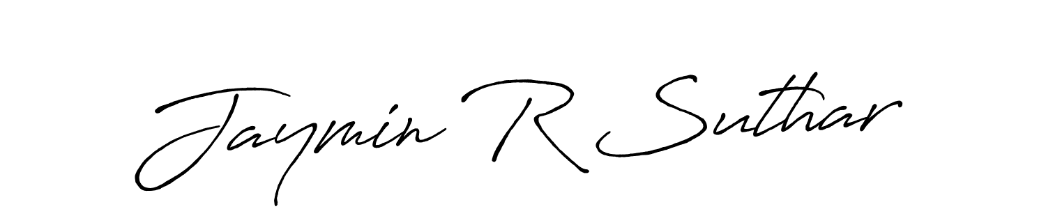 Similarly Antro_Vectra_Bolder is the best handwritten signature design. Signature creator online .You can use it as an online autograph creator for name Jaymin R Suthar. Jaymin R Suthar signature style 7 images and pictures png