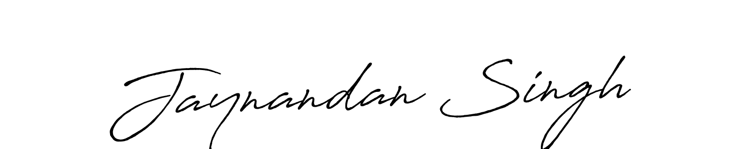 Also we have Jaynandan Singh name is the best signature style. Create professional handwritten signature collection using Antro_Vectra_Bolder autograph style. Jaynandan Singh signature style 7 images and pictures png