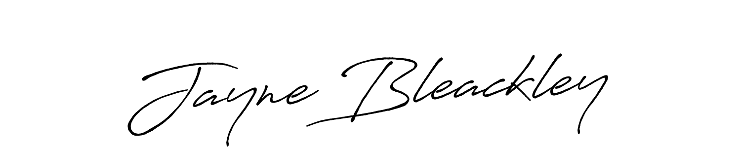 Design your own signature with our free online signature maker. With this signature software, you can create a handwritten (Antro_Vectra_Bolder) signature for name Jayne Bleackley. Jayne Bleackley signature style 7 images and pictures png