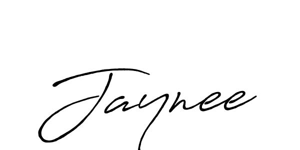How to make Jaynee name signature. Use Antro_Vectra_Bolder style for creating short signs online. This is the latest handwritten sign. Jaynee signature style 7 images and pictures png
