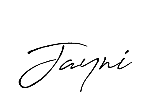 Jayni stylish signature style. Best Handwritten Sign (Antro_Vectra_Bolder) for my name. Handwritten Signature Collection Ideas for my name Jayni. Jayni signature style 7 images and pictures png