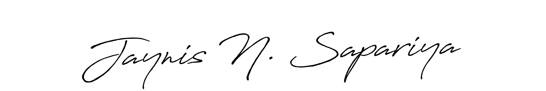 Similarly Antro_Vectra_Bolder is the best handwritten signature design. Signature creator online .You can use it as an online autograph creator for name Jaynis N. Sapariya. Jaynis N. Sapariya signature style 7 images and pictures png