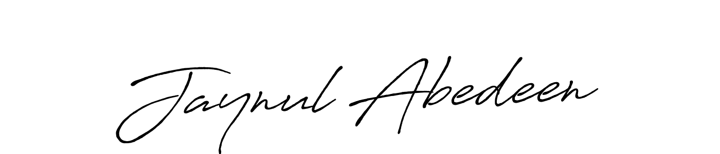 Also we have Jaynul Abedeen name is the best signature style. Create professional handwritten signature collection using Antro_Vectra_Bolder autograph style. Jaynul Abedeen signature style 7 images and pictures png